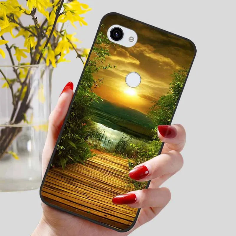 Phone Cases For Google Pixel 3a XL Case Shockproof Silicone Soft TPU Coque for Google Pixel 3 XL Pixel3 Pixel3A 3XL Bumper Cover