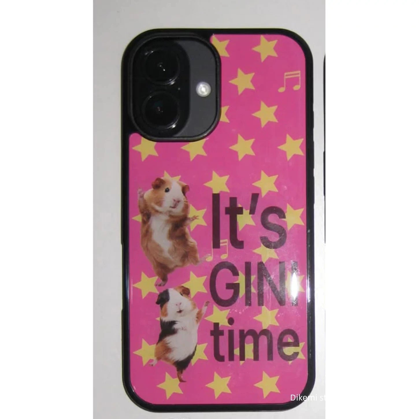Korean Ins Cute Guinea Pig Stars Kawaii Phone Case For iPhone 17 16 15 14 13 12 11 Pro Max XR XS 7 8 PLUS 17air 16e Matte Cover
