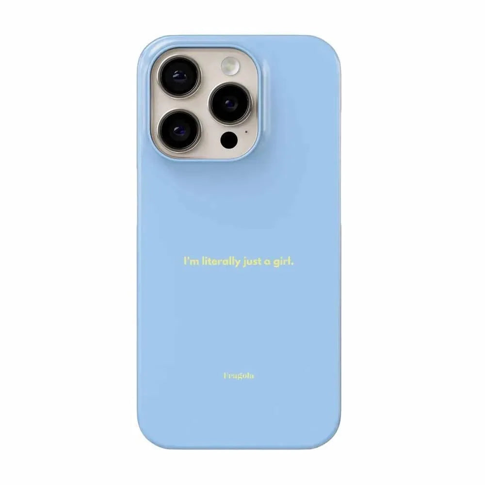 Clmj MEANS GIRLS Fashion Phone Case for iPhone 17 16 15 14 13 12 11 Air Pro Max X XS XR XSMax 7 8 Plus Glossy Film Hard PC Cover