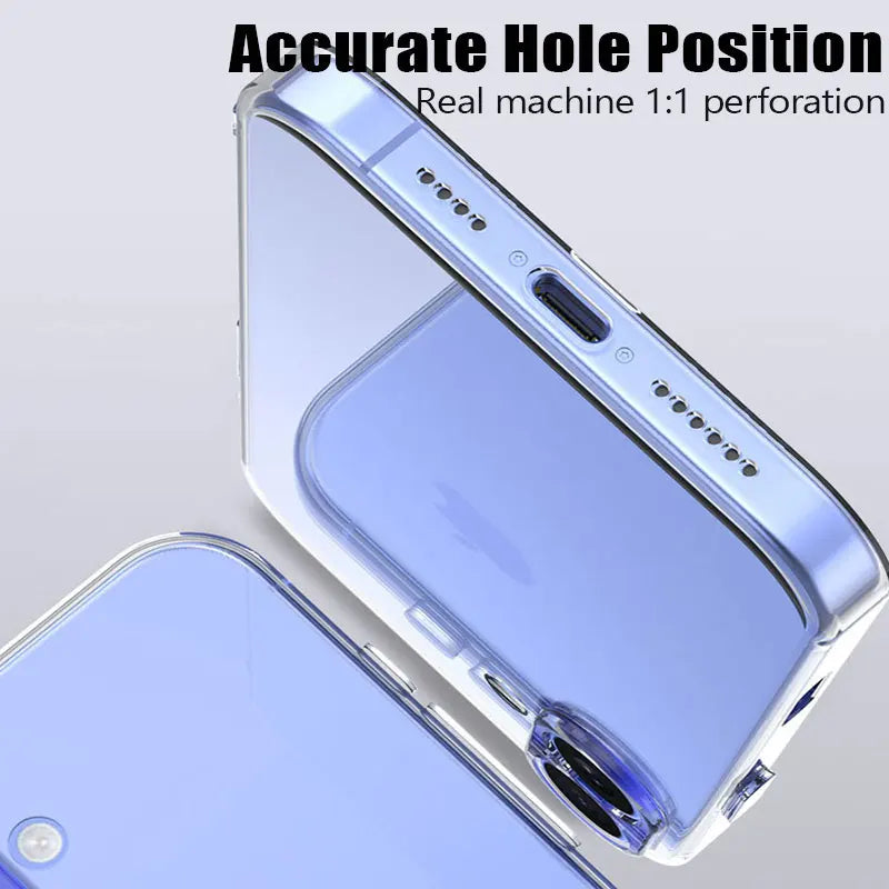Clear Silicone Phone Case For iPhone 17 16 Pro Max 17 Air 16E Soft Back Cover For iPhone 15 14 11 12 13 Pro Max Mini Plus Case