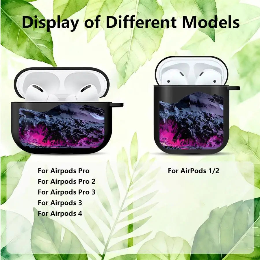 Snow Mountain Airplane Case For Airpods 1 Pro Pro3 Pro2 4 3 2 Earphone Cases Cover