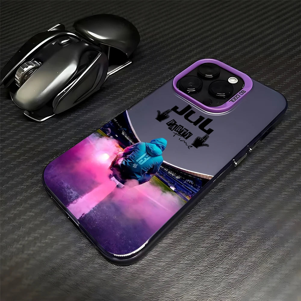 JuL C'est Pas Des Lol Rappers Phone Case For iPhone 17 16 15 14 13 12 11 mini Pro Max X XR XSMAX 8 7 Air Plus Anti Fall Matte