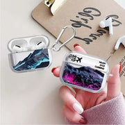 Snow Mountain Airplane Clear Earphone Cases Cover Case For Airpods Pro Pro3 2 1 3 Pro2 4
