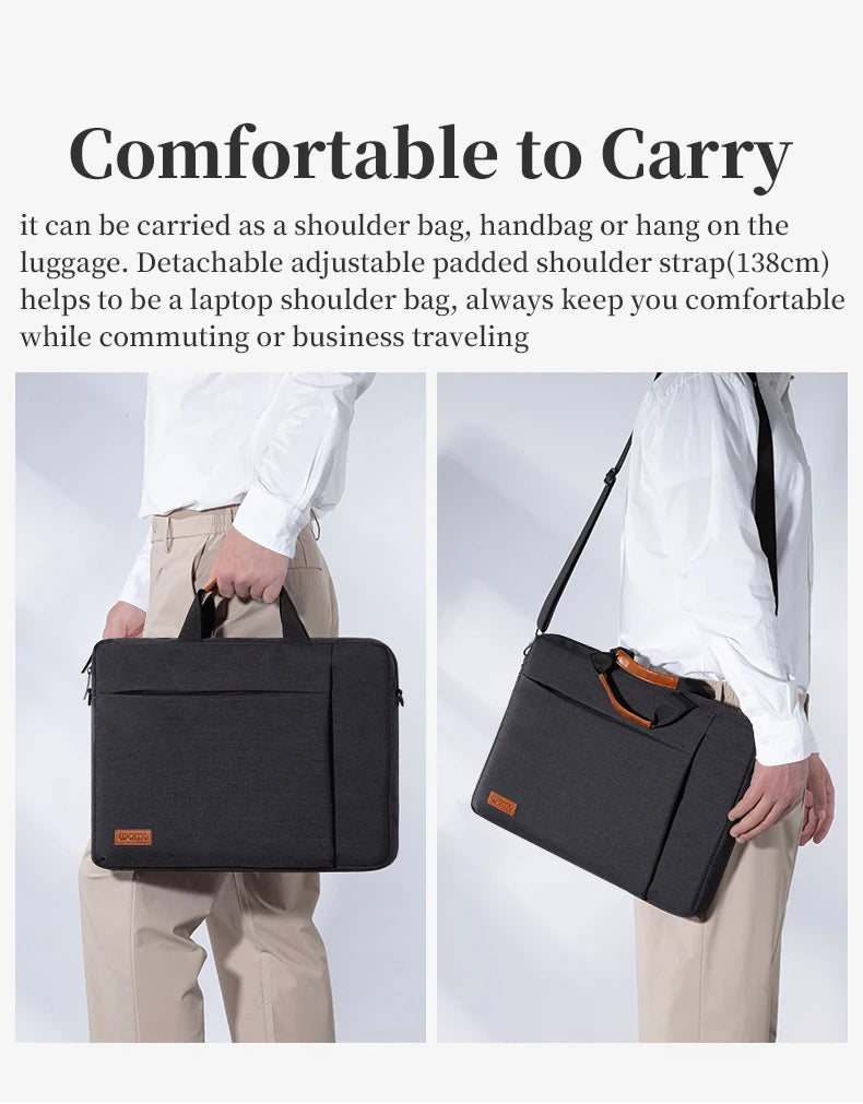 Laptop Bag 15.6 16 Inch Men Business Messenger Shoulder Handbag Briefcase for Macbook Huawei HP Lenovo Dell ASUS Xiaomi Surface