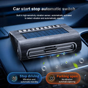 1pc Solar Air Purifier, Built-in Sensor, Used in the Car, Purifies Air, Clean Air, Fresh Air, Purification Generator, Intelligen