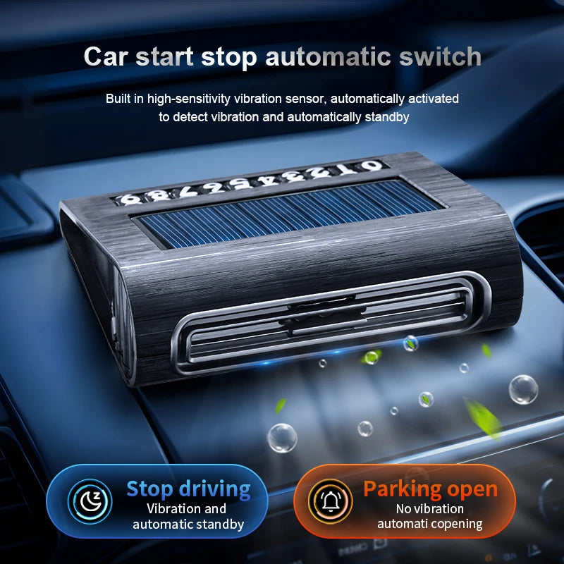 1pc Solar Air Purifier, Built-in Sensor, Used in the Car, Purifies Air, Clean Air, Fresh Air, Purification Generator, Intelligen