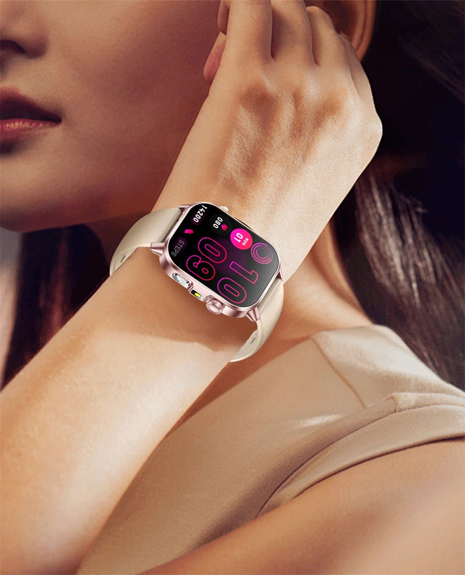 2026 New Model Uric Acid & Lipid Health Analysis Smart Watch Men ECG+PPG Bluetooth Call 2.01-inch Flashlight Smartwatch Women