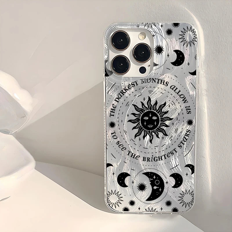 Gold Pink Blue Star Moon Sun Planet Case For Samsung Galaxy S26 S25 Ultra S23 Plus S24 FE S22 S21 S20 FE A56 A55 A54 A35 Cover