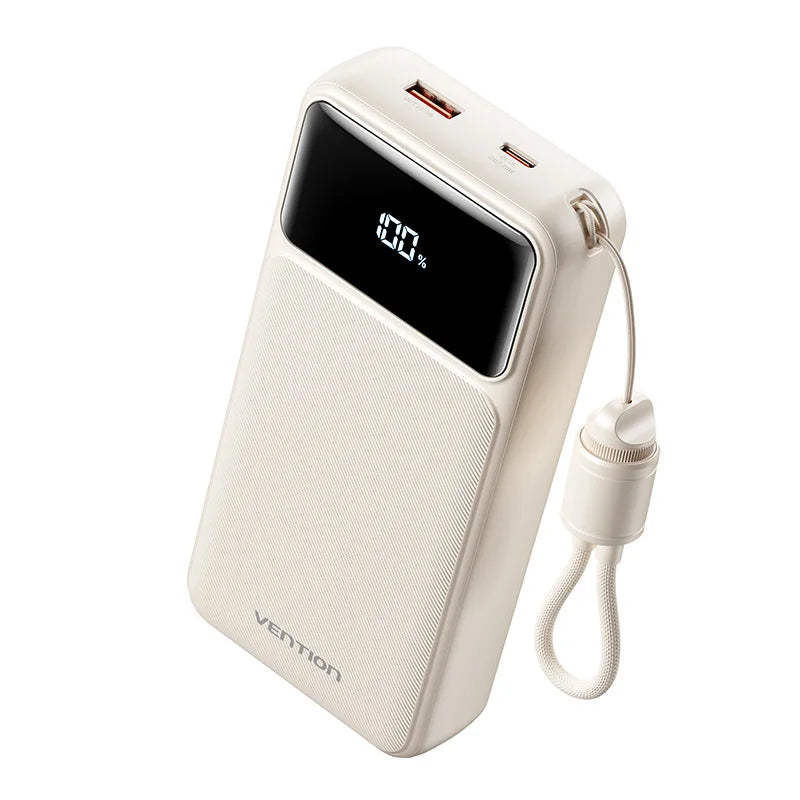 Vention CCC 20000mAh 22.5W Power Bank Portable Fast Charger for Xiaomi iPhone Samsung Spare Battery 3C Certified Powerbank