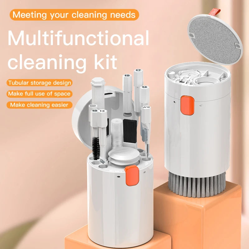 Multi-function Phone Tablet Keyboard Cleaning Kit for iPhone and AirPod headphone Brush Keyremover screen cleaner