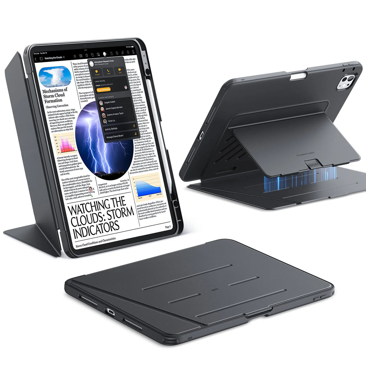 ESR for iPad Pro 13 Inch Case (M5/M4) Rotating Case with Removable Magnetic Cover Shift Series for iPad Pro 13 2024/2025