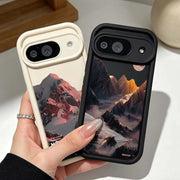 Luxury Snow Mountain Landscape Cover For Google Pixel 10 9 8 7 9a 8a 7a Pro XL Eye Ladder Phone Case