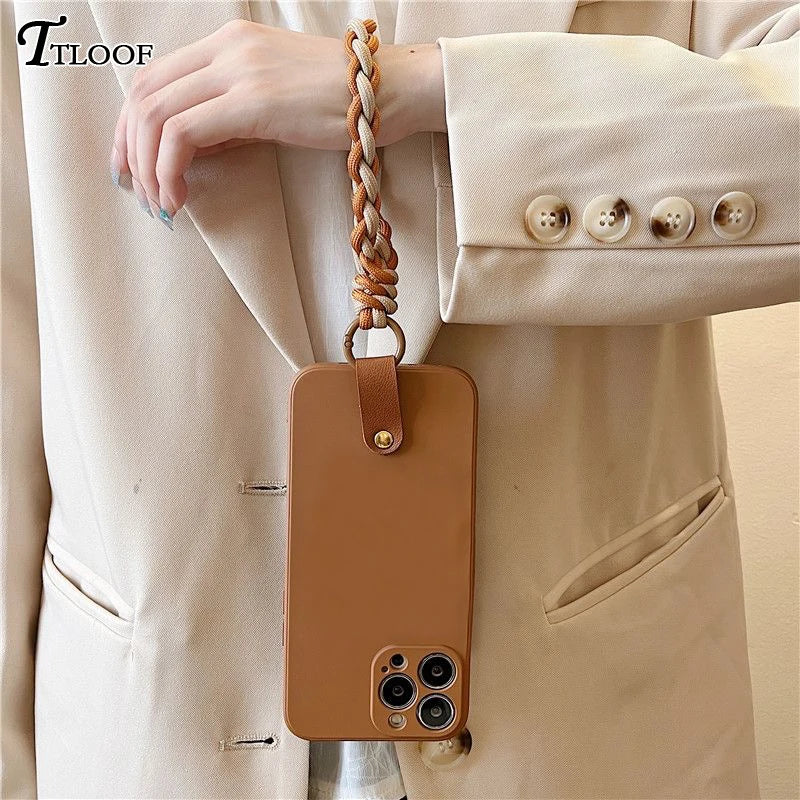 Retro Leather Crossbody Necklace Strap Lanyard Phone Case For Samsung Galaxy S26 S25 S24 S23 S22 S20 S21 FE Ultra Cover