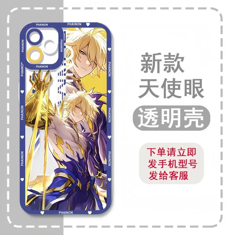 Honkai Star Rail Phainon Phone Case For IPhone 16e 16 15 14 13 12 11 17 Pro Max XR XS Max 14 15 16 Plus Mini Soft Clear Cover