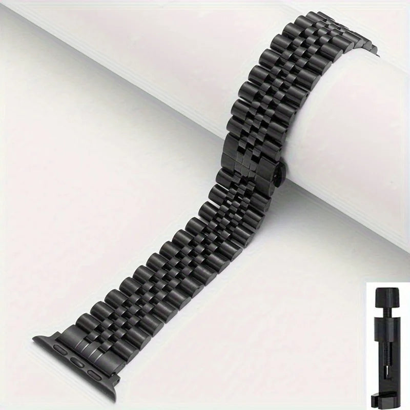 Stainless Steel Strap For Apple Watch Band Series 12/11/10/9/8/7/6/5/SE 3 Metal Bracelet For iWatch Ultra 4 49mm 45mm 44mm 46mm