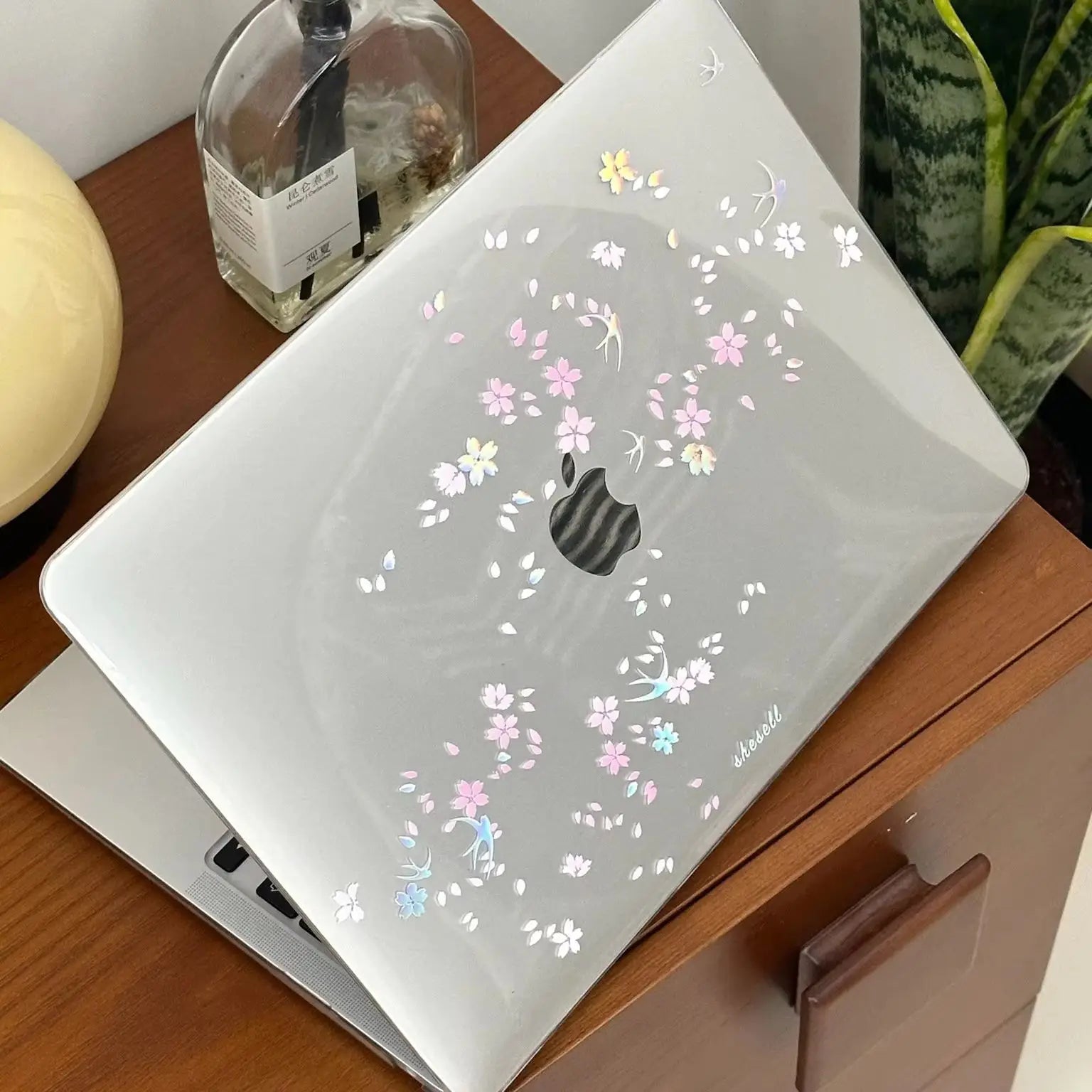 Cherry Blossom Crystal Laptop Case For Macbook Neo 2026 A3404 Air 13 15 M4 M5 A3449 A3448 Touch Bar ID Pro 14 A3426 16 in Cover