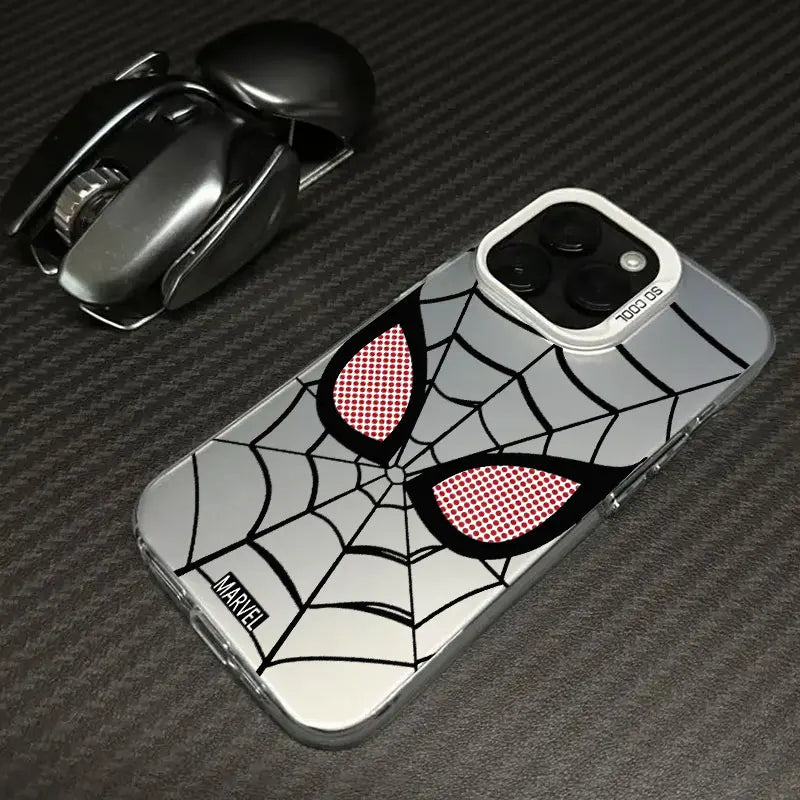 Marvels Spidermans Eye Phone Case For iPhone 17 17e 16e 16 15 14 13 12 11 mini Pro Max X XR XSMAX 8 7 Air Plus Anti Fall Matte