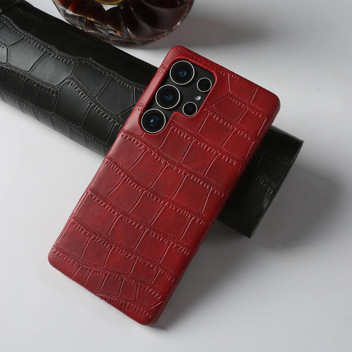 Premium Magnetic Crocodile Pattern Leather Case For Samsung Galaxy S26 Ultra S25 S24 S23 For Magsafe Full Wrapped PU Back Cover