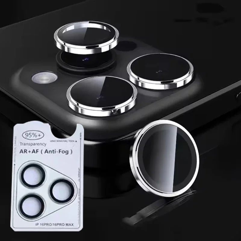 For iPhone 18 Pro Max Auto Snap AR Anti-Reflection Rear Camera Lens Protector One-Step Apply Lens Glass With Pry Opening