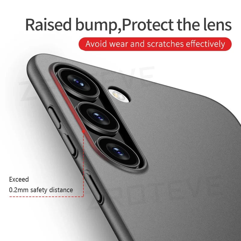 S25 Ultra Case Zroteve Slim Hard PC Matte Cover For Samsung Galaxy S25 Edge S24 S23 FE S22 S21 S20 S10 E Note 20 10 Plus Cases