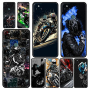 Phone Case Cover for Google Pixel 10 9 8 7 6 9A 8A 7A 6A Pro Shockproof Soft TPU 10 9 Pro XL Shell Capas Motorcycle Rider Fundas