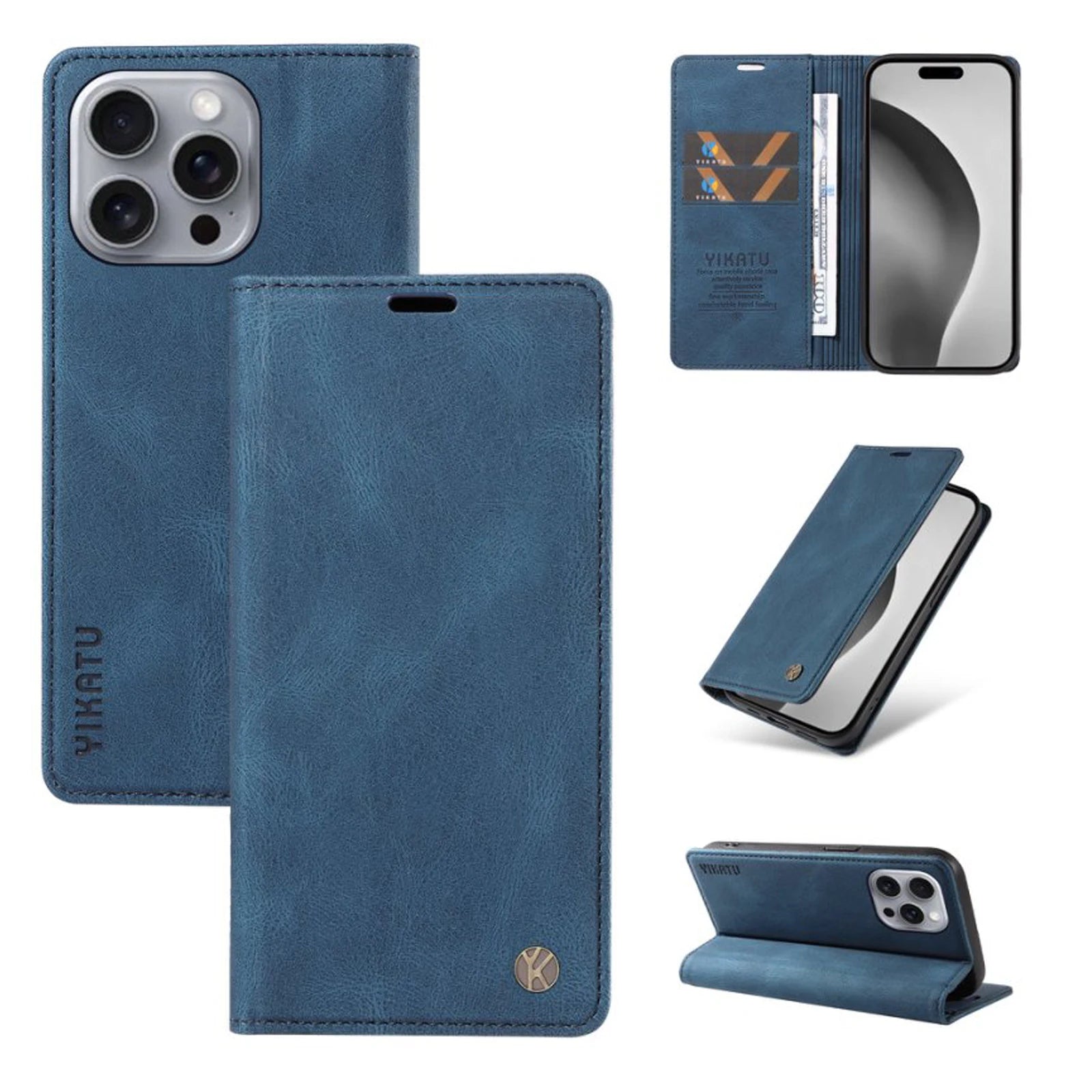 Wallet Magnetic Card Slot Cover Flip Leather Case For iPhone 16E 16 15 Pro Max 14 Plus 13 Mini 12 11 X XS XR SE2 SE3 8 7 6 2022