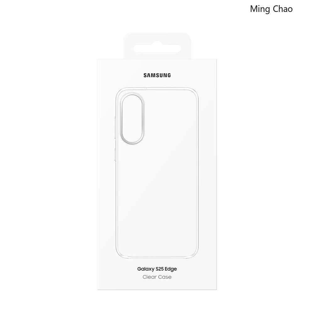 For Samsung S25 Edge Case Original S25 Edge Transparent Protective Case Ultra-Thin Shockproof Genuine EF-QS937