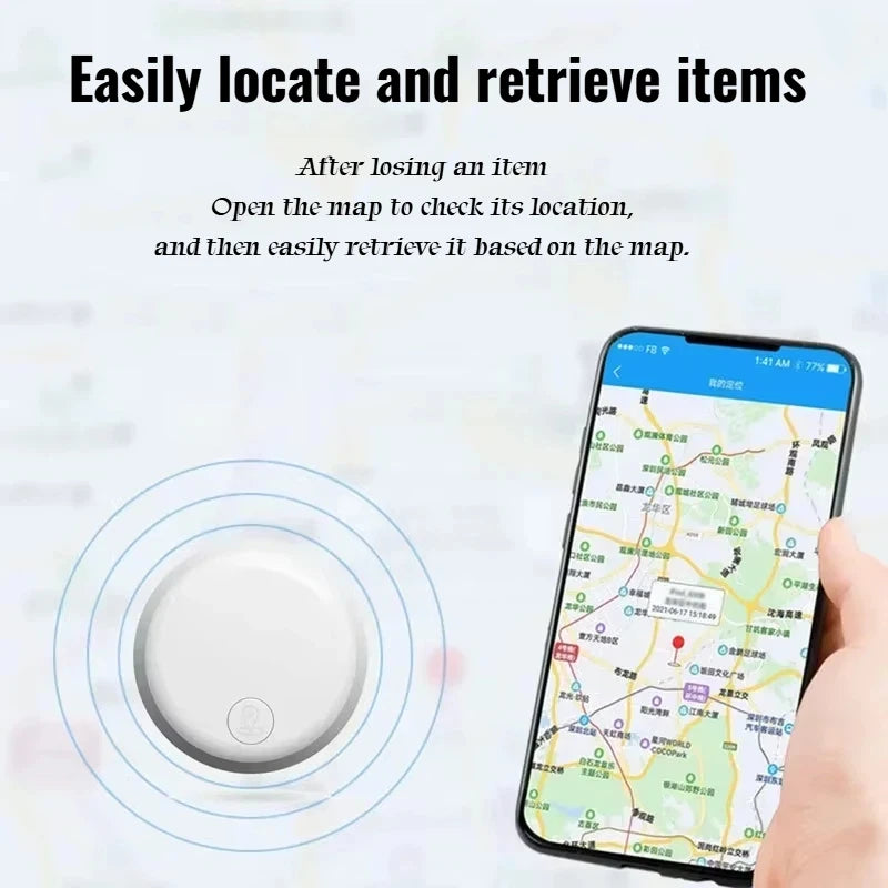 OnePlus Bluetooth5.3 GPS Smart Tracker Reminder Anti-Lost Device Pet Bag Wallet Finder AirTag Tracking Locator For Apple Android
