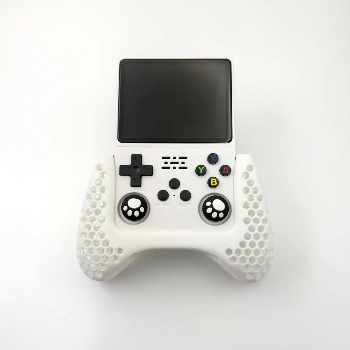3D Printed Grip For R36S Console DIY Ergonomic Grip Handle R36 S Accessories Hollow Honeycomb Design More Comfortable Controller