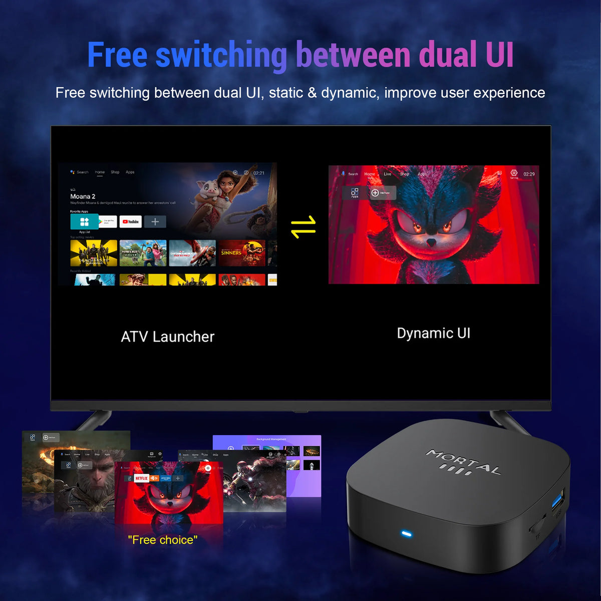2026 New Android TV Box T1+ Rockchip RK3518 Android 16 8GB RAM 128GB ROM WiFi 6 BT 5.4 Dual UI 8K Ultra HD Smart Media Player
