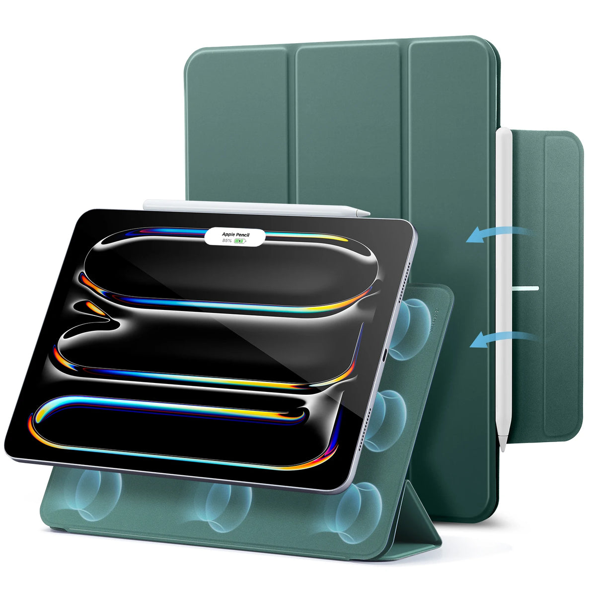ESR for iPad Pro 13 Inch Case (M5/M4) Rotating Case with Removable Magnetic Cover Shift Series for iPad Pro 13 2024/2025