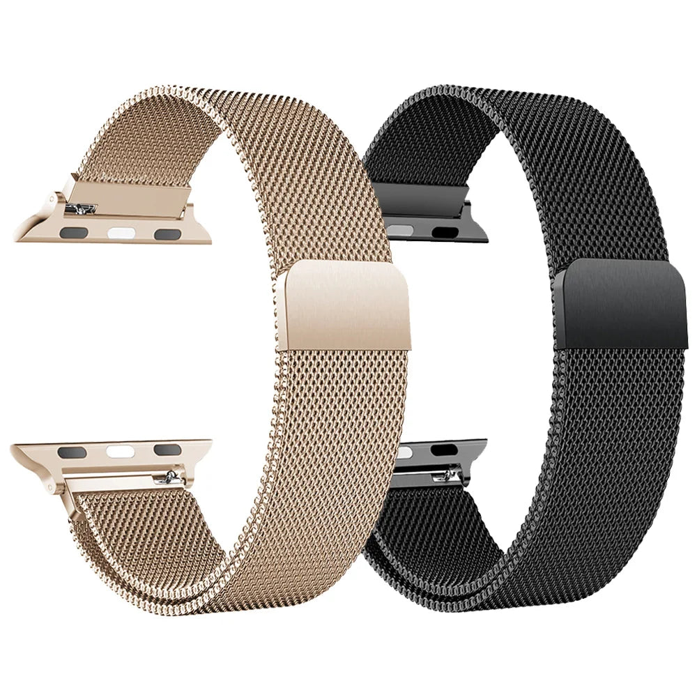 Milanese Band For Apple Watch Ultra 4 3 2 49 45 46mm 44 40 42 41 38mm Bracelet For iWatch Series 12 11 10 9 3 4 6 5 SE 7 8 Strap