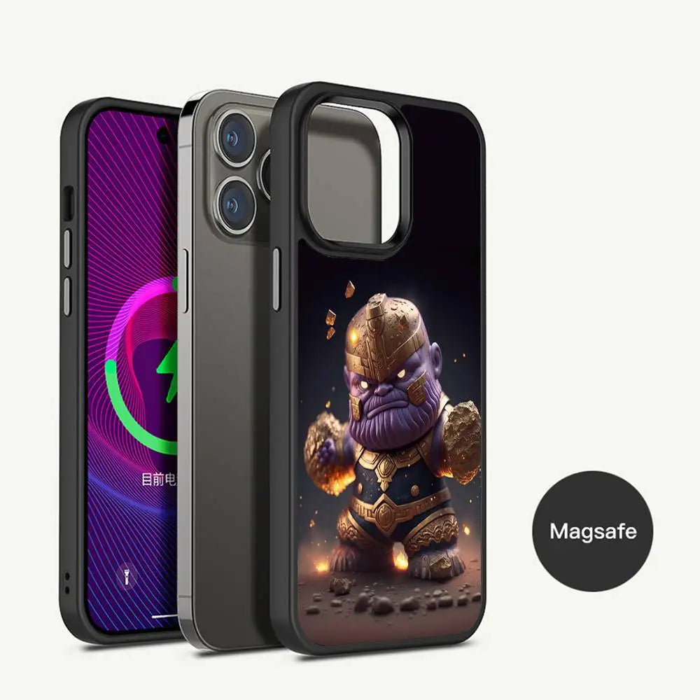 Movie IronMan Phone Case Magnetic Case For iPhone 17 16 14 13 12 11 15 Pro Max Plus For Magsafe Wireless Charge Cover