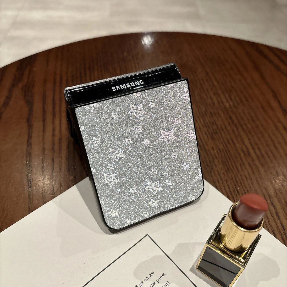 Luxury Stars Pattern Artificial Leather Phone Case For Motorola Razr 50 60 70 Ultra + 2024 + 2025 +2026 Matte Hard Fashion Cover