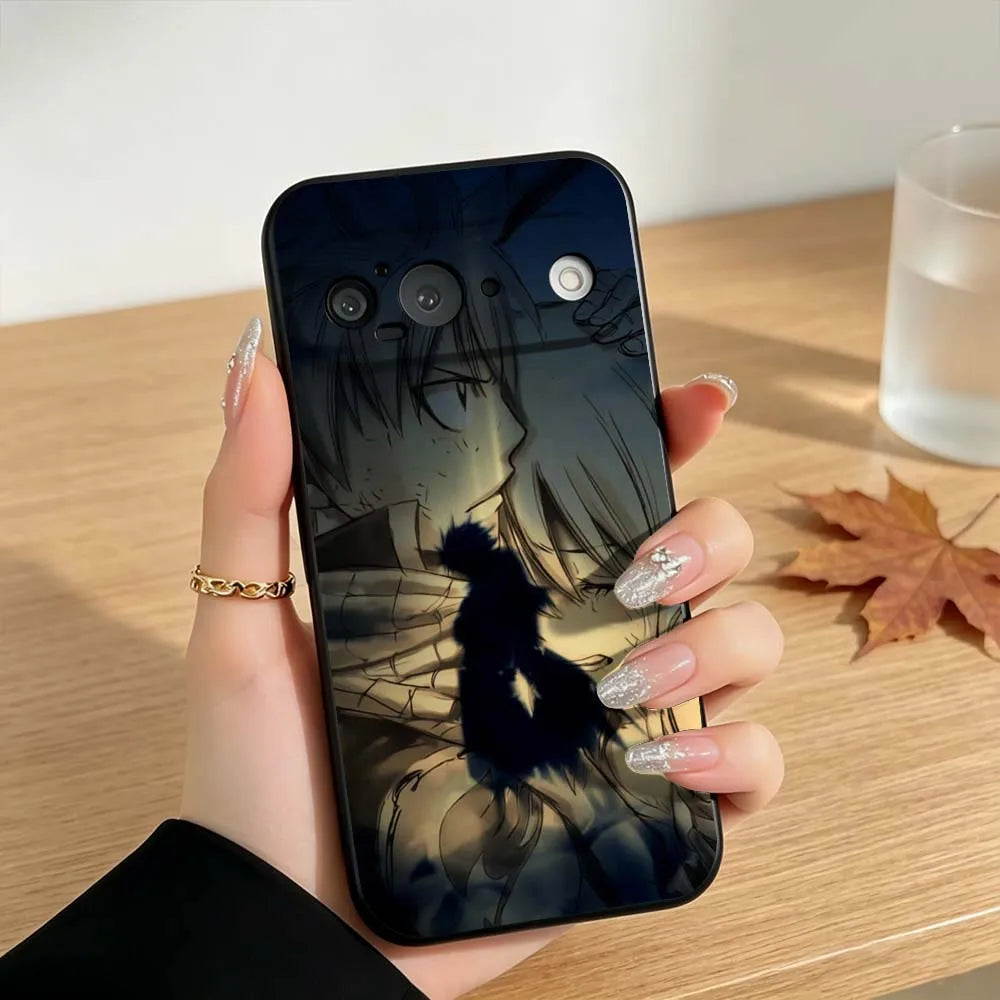 Anime FAIRY TAIL For Google Pixel 10 10A 9 8 7  9a 8A 7a 6a XL Pro 5G Black Phone Case Cover
