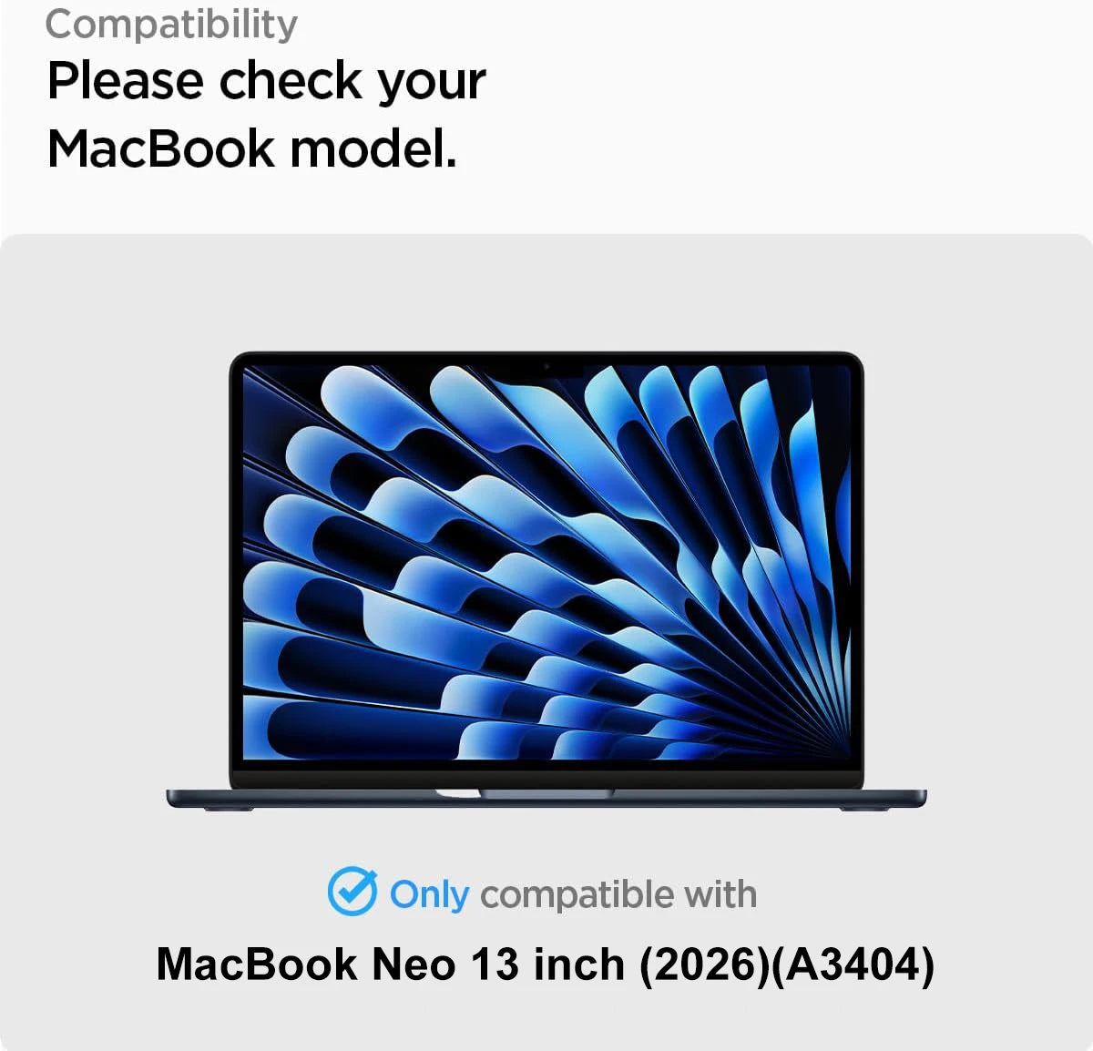 Crystal Indigo Case For MacBook Neo Case 13 inch 2026 Model A3404 with A18 Pro Chip, Crystal Protective Hard Shell Case For Neo