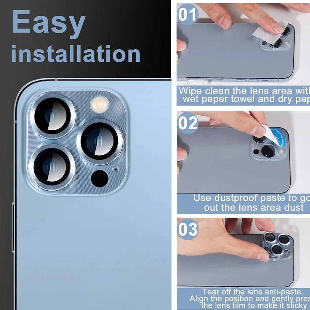 Metal Camera Lens Glass Protector For iPhone 18 Pro Max 17 16 Plus 15 14 13 Mini 12 11 iPhone Duo Air Camera Protector Film