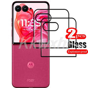 2PCS 3D Curved Edge Glue FOR Motorola Razr 60 Ultra Tempered Glass Cover Razr60 Pro 50 Razr+ 2024 2025 Screen Protector Film
