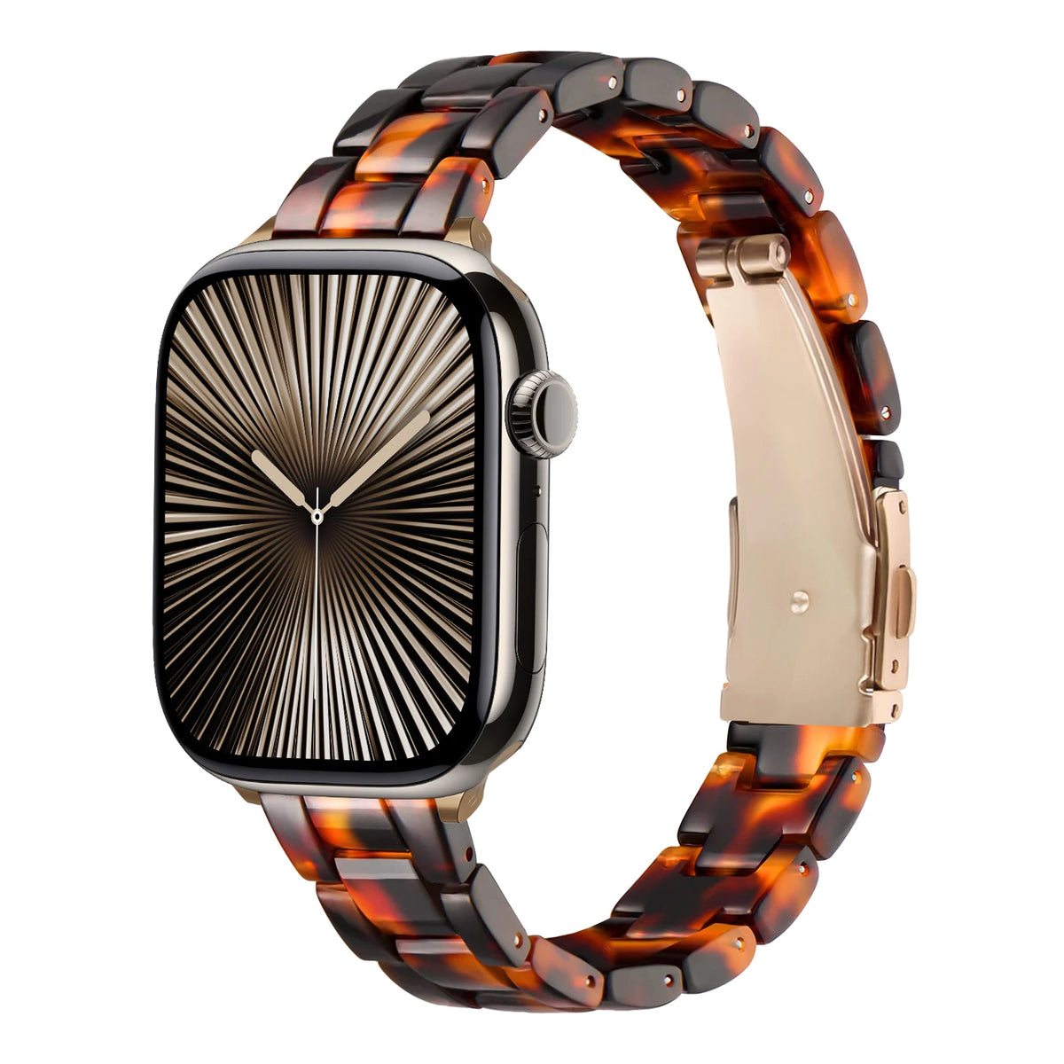 Slim Straps For Apple Watch band 40mm 41mm 44mm 45mm 49mm 46mm 42mm correa Resin Bracelet iwatch Series 10 9 8 7 6 3 SE ultra 2