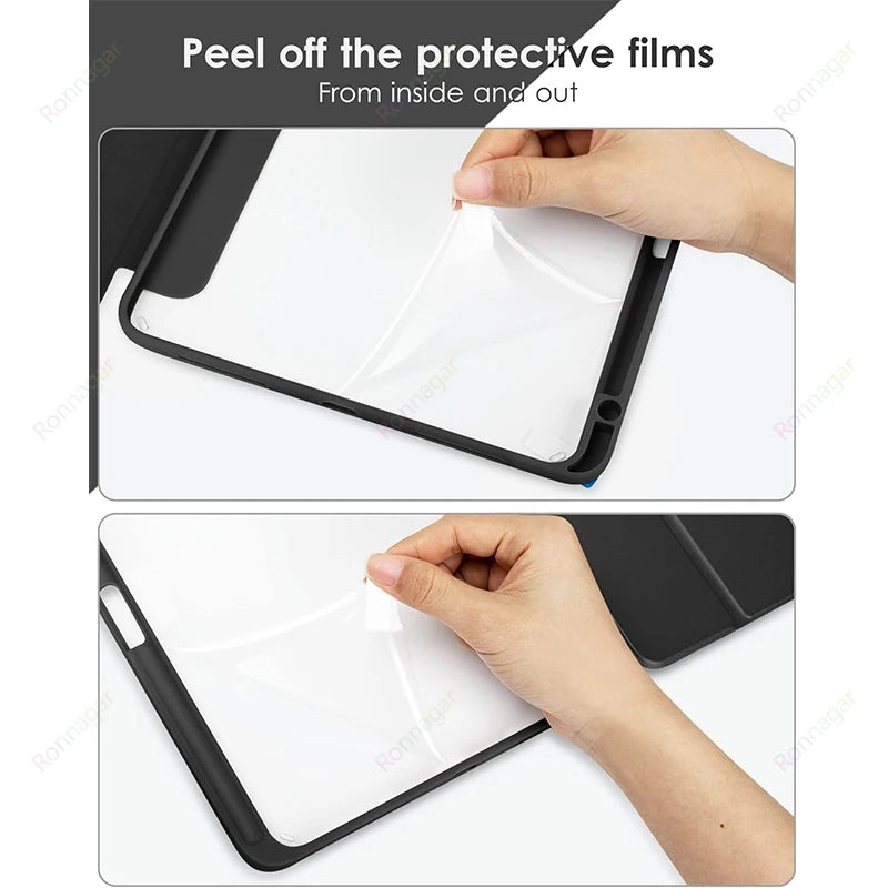 Smart Case for iPad A16 A19 12th 11th Gen 2026 2025 2024 Air11 13 M4 M3 Air 8 7 6 Air 5 4 Pro11 13 M4 M5 M2 10th 9 8 7 10.2 10.5