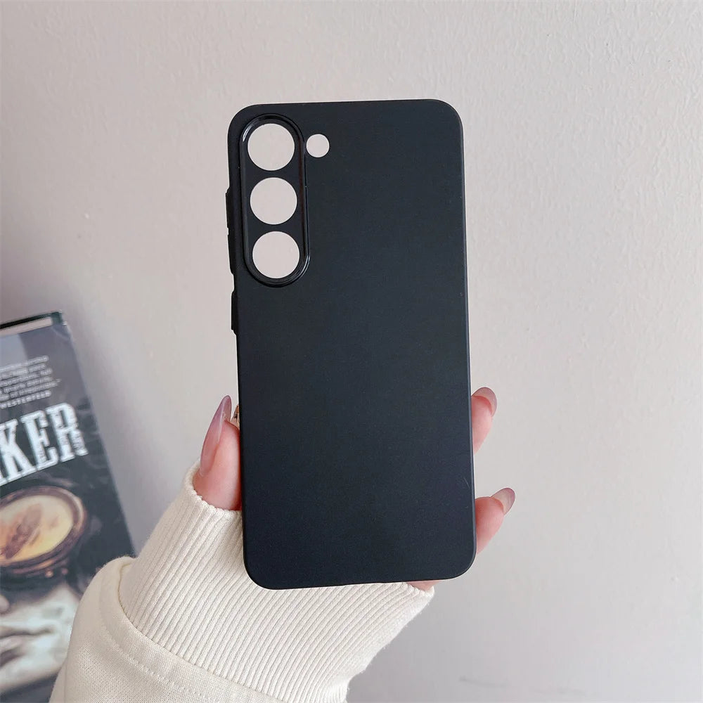 Thin Matte Shockproof Case For Samsung Galaxy S25 S24 S23 S22 S21 Ultra Plus FE A52 A53 A73 A72 A32 A14 A54 Note 20 Ultra Cover