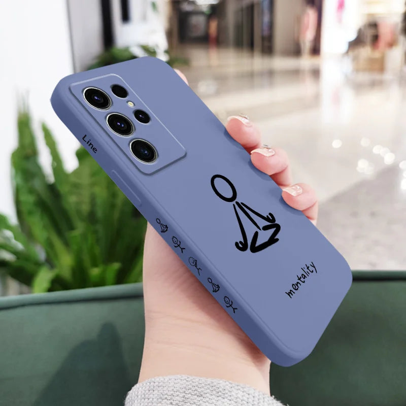 Cultivate Meditation Phone Case For Samsung Galaxy S25 S24 S23 S22 S21 S20 S10 S10E Ultra Plus FE Note 20 Ultra Plus Cover