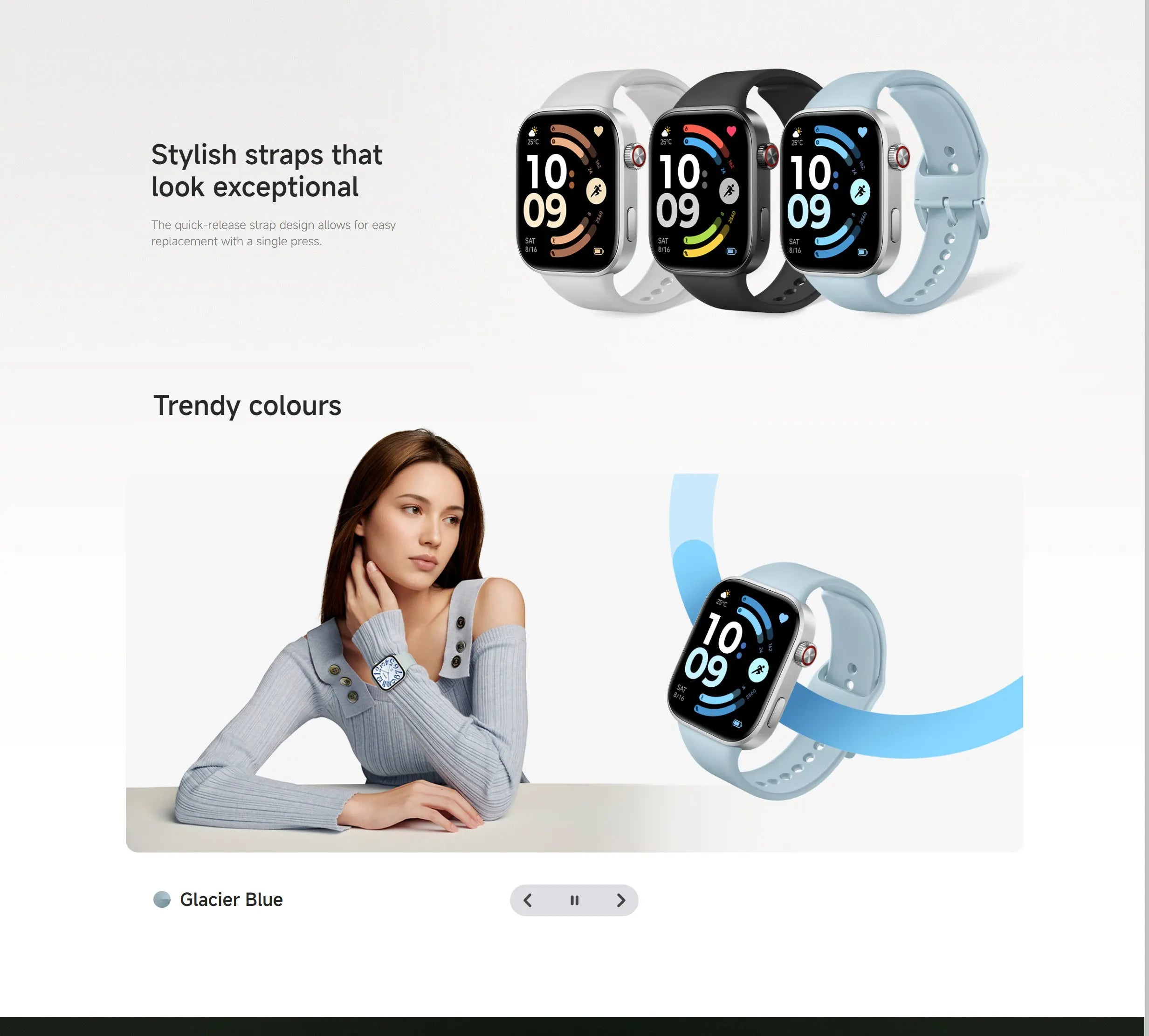 Global Version Redmi Watch 6 2.07" AMOLED Screen 550mAh Battery 150+ Sports Modes 5ATM Water Resistance Xiaomi HyperOS 3