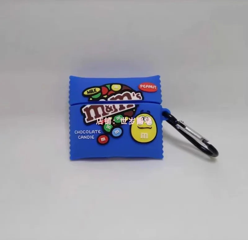 Ice Cream Snacks Earphone Case for AirPods Pro3 2025 Silicone Earphone Charging Cover for AirPods Pro 2 Case for AirPods 4 3 2 1