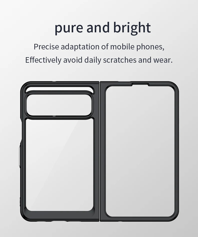 Colorful protective Case For Google Pixel Fold Shockproof Back Cover