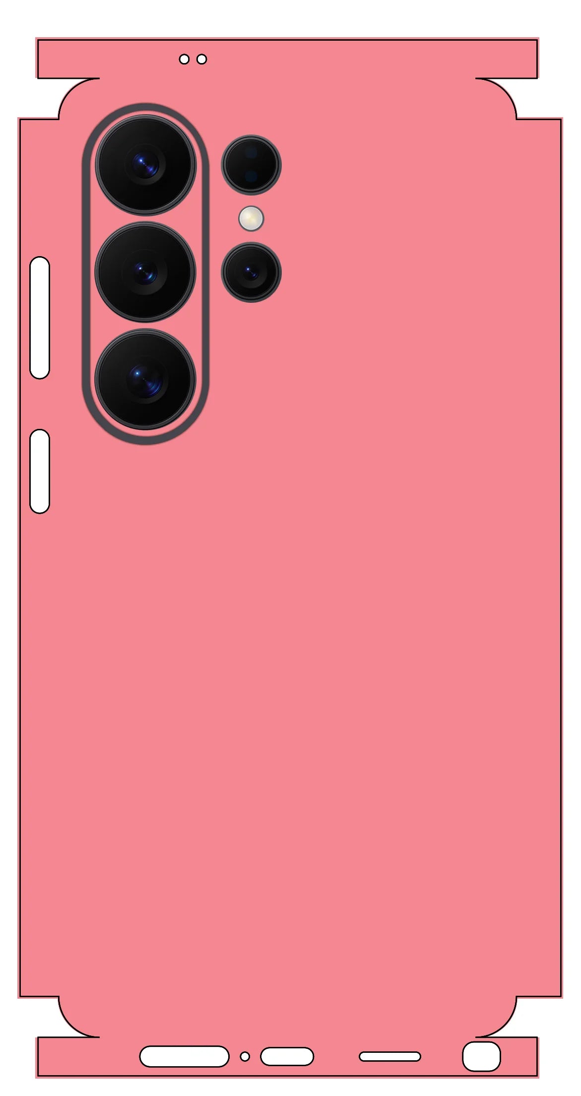 MIX002 Skins Grain Film Wrap Phone Back Sticker For SAMSUNG Galaxy S25 S26 Ultra S24 Plus S22 Ultra S22 S21 FE Film
