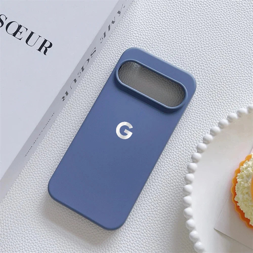 Color Skin Feel Liquid Silicone Phone Case For Official Google Pixel 11 10 9 Pro XL 8 7 10A Support Wireless Charge Soft Cover