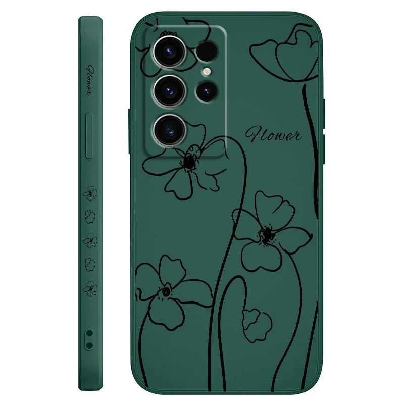 Swaying Grass Phone Case For Samsung Galaxy S25 FE S24 S23 S22 S21 S20 S10 S10E Ultra Plus  Note 20 Ultra Plus Cover