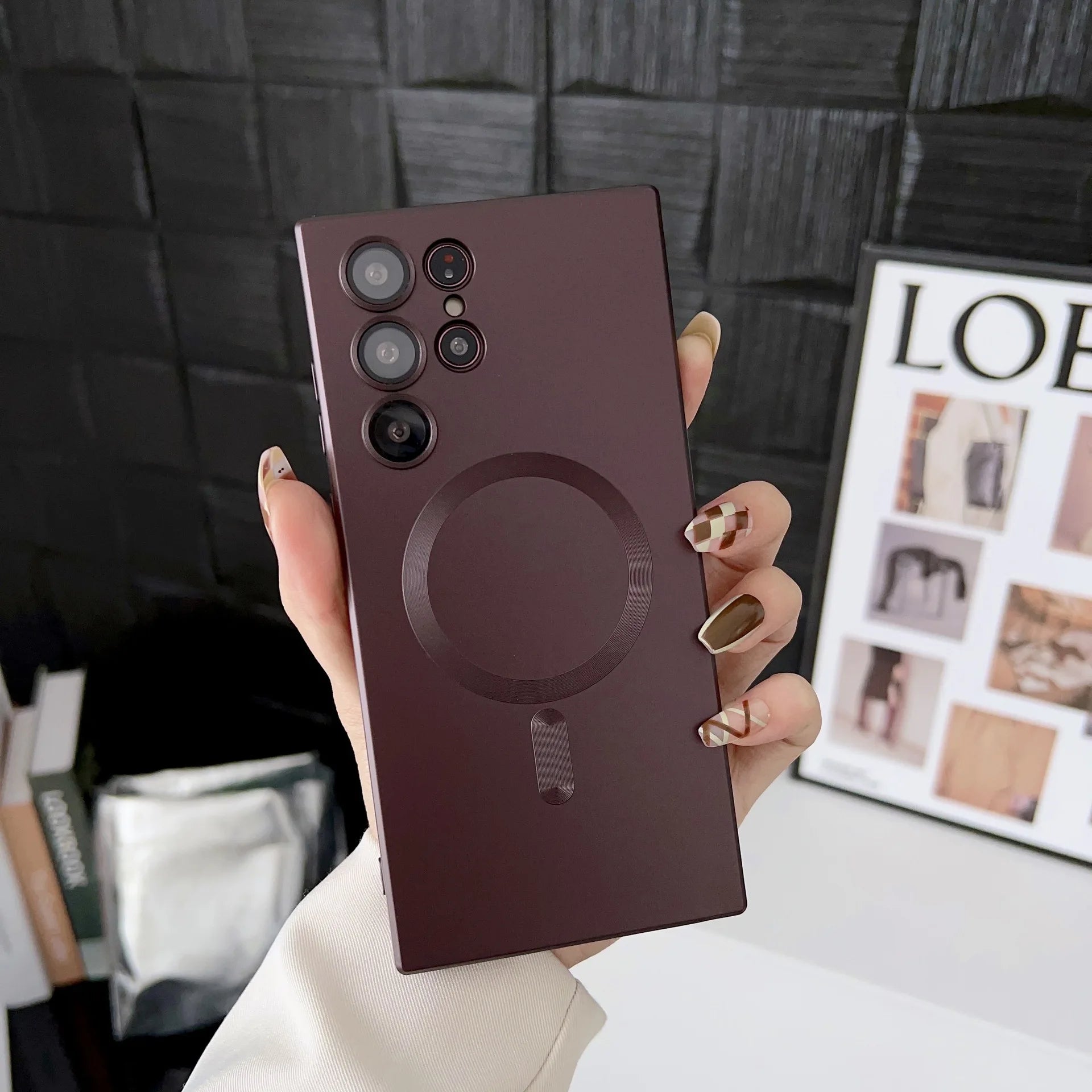 Luxury For Magsafe Magnetic Case For Samsung Galaxy S26 S25 S24 S23 S22 Ultra Plus S21 S20 FE Note 20 A35 A55  Soft TPU Cover