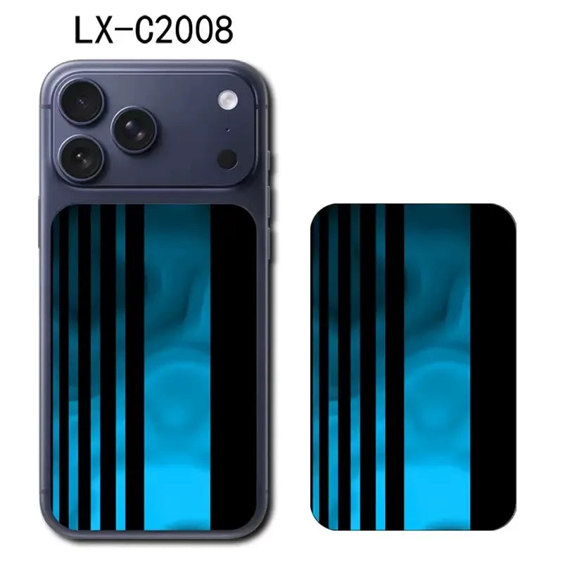 For Apple iPhone 17 Pro 17 Pro Max Half Cover Back Cover Decal Skin 3D Colorful Rear Protective Sticker Film